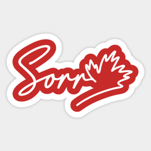 Sorry, eh? Sticker